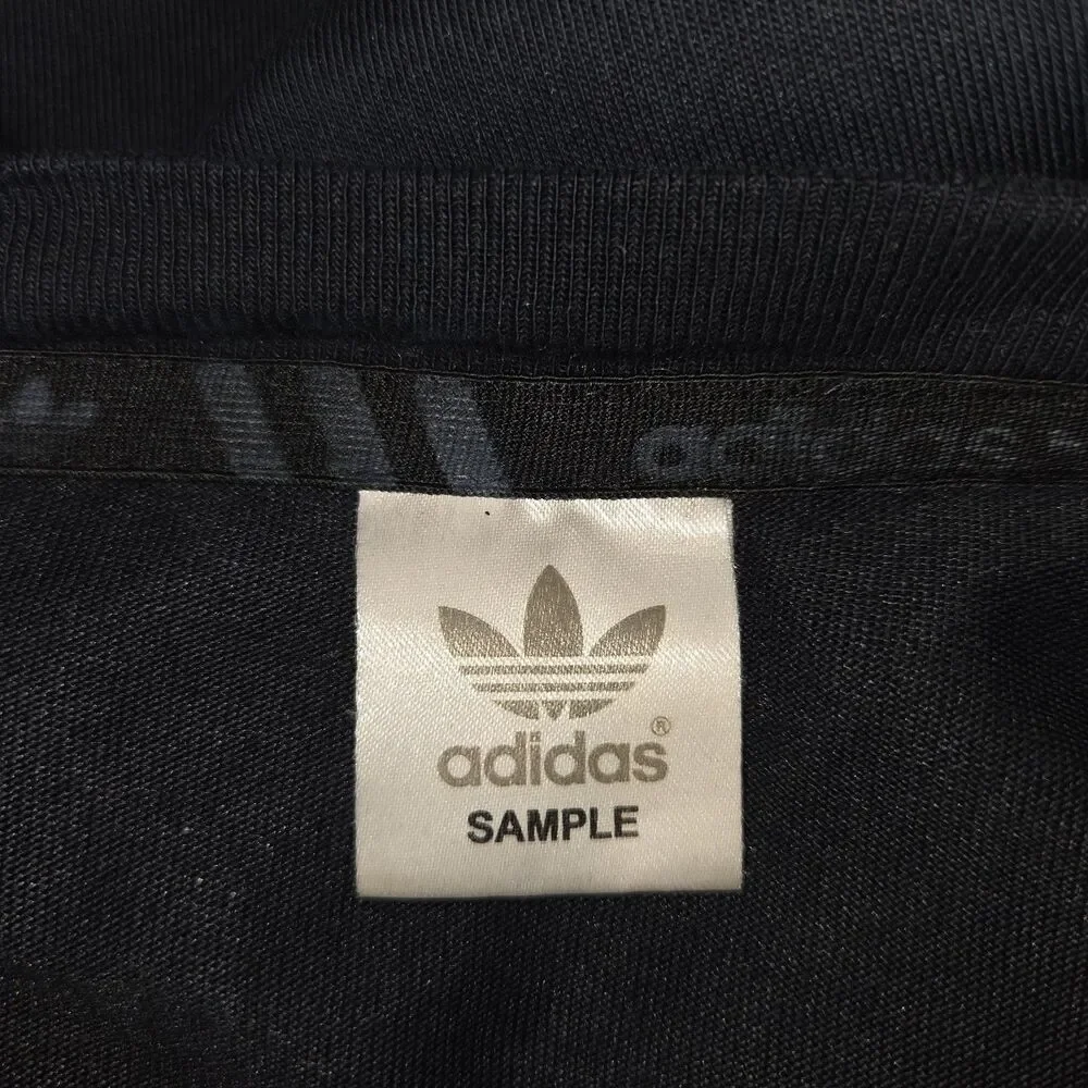 Adidas Skateboarding Paisley Bandana Trefoil Graphic Tee - Black (Sample Tag) M